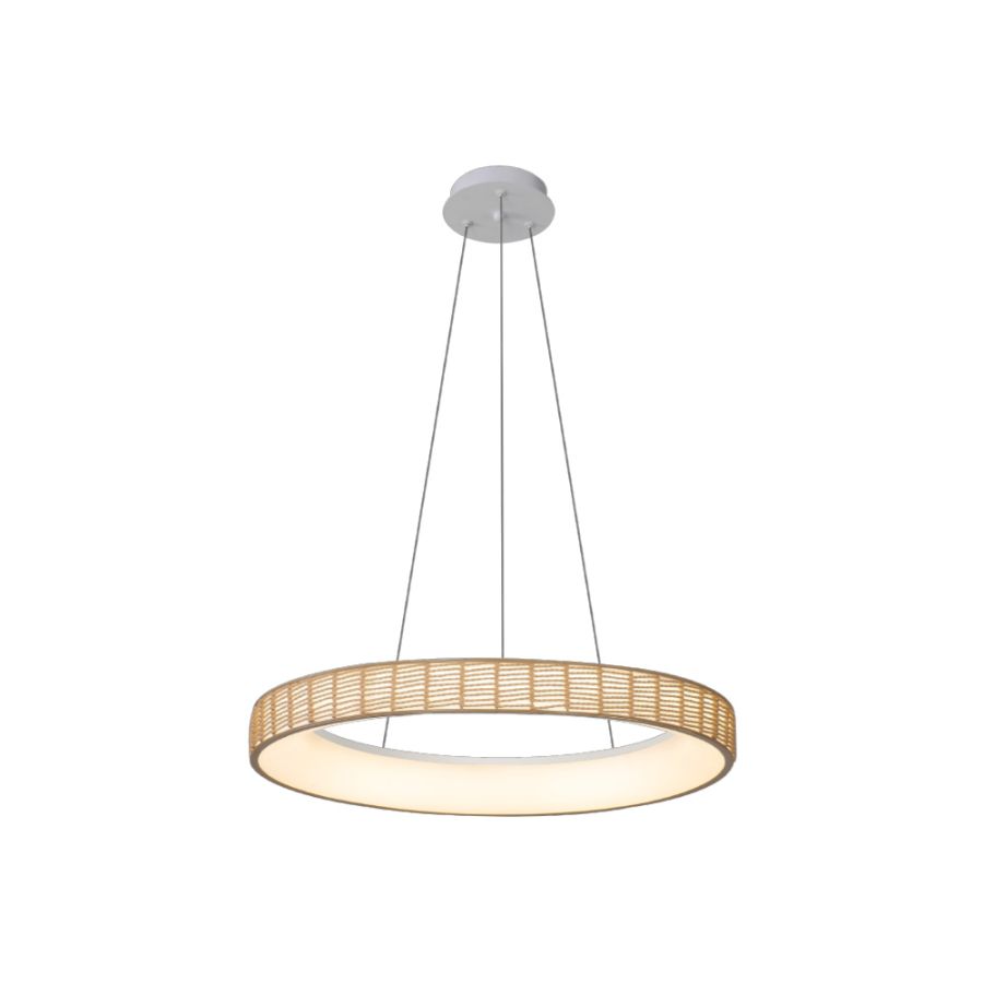 Κρεμαστό Φωτιστικό Σχοινί D60x8cm LED 32w 3CCT 3200lm Inlight 42041